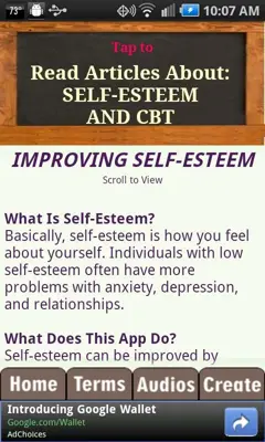 Self-Esteem BlackBoard android App screenshot 3